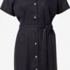 Modström Robes Fluides Robe-chemise Raya Femme Noir -Joli Mode Soldes Magasin d1bdd73bffe33601def03be39caf8bf0