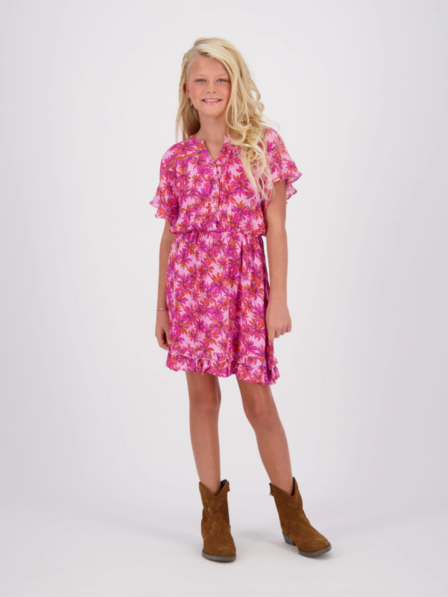 Vingino Robes Robe Enfants Lavande 5 Vingino Robes Robe Enfants Lavande – Image 3