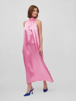 Vila Robes De Soirée Robe De Soirée SITTAS Femme Rose -Joli Mode Soldes Magasin d42472e4f9c3d56497b2856723d734f0