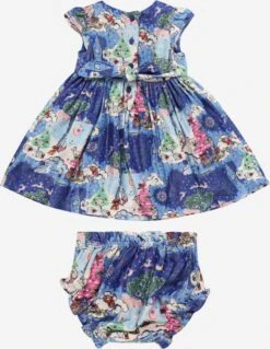 Cath Kidston Robes Robe Christmas Enfants Bleu Marine -Joli Mode Soldes Magasin d843efe422e5966e4795bc837a94e5da