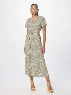 Iriedaily Robes Fluides Robe-chemise Femme Pierre -Joli Mode Soldes Magasin da53f2d45d1b435a37efce02f9c27714