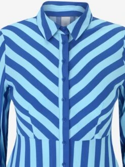 Robes Fluides Robe-chemise SAVANNA Femme Bleu Ciel / Bleu Clair -Joli Mode Soldes Magasin db0feba3699772047d3273157576ee42