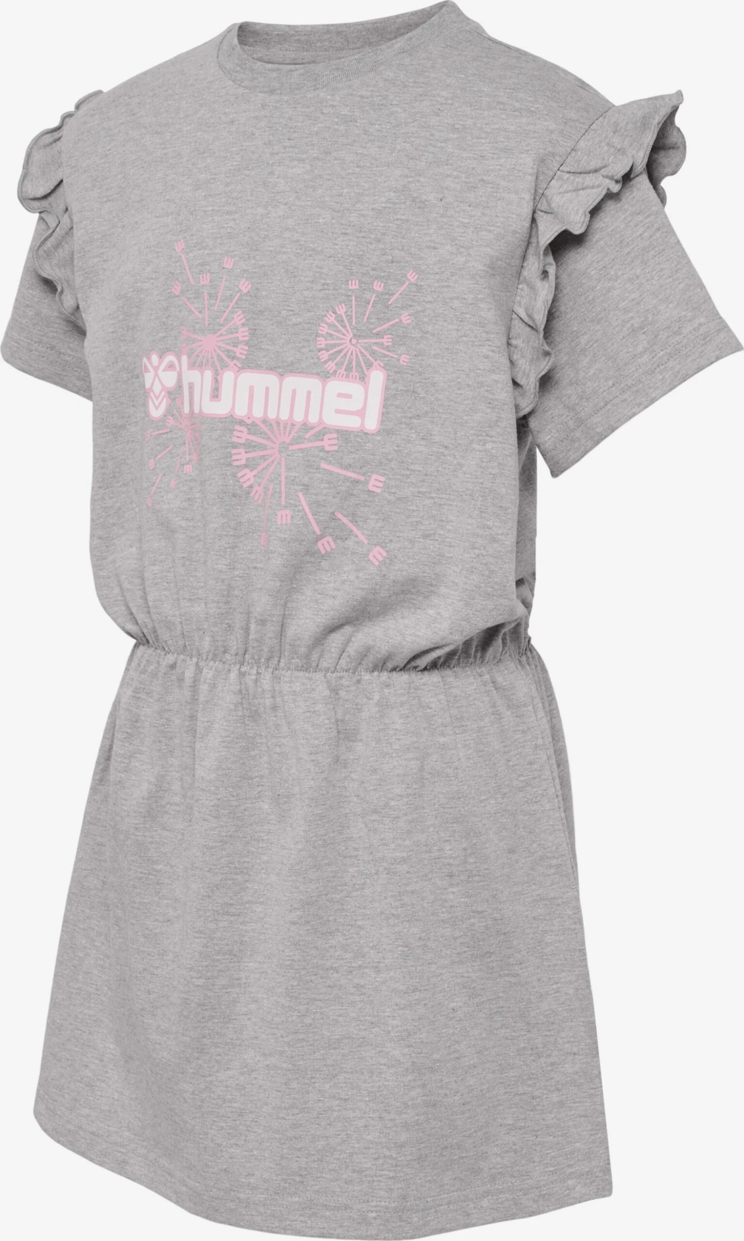 Hummel Robes Robe JASMIN Enfants Gris Chiné 4 Hummel Robes Robe JASMIN Enfants Gris Chiné – Image 2