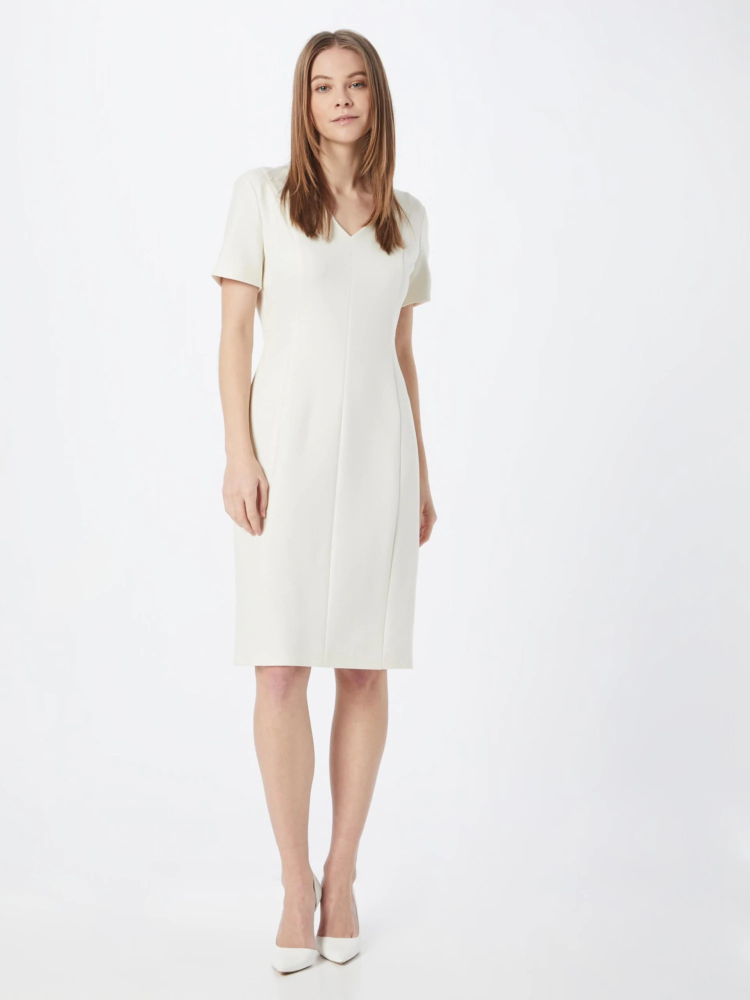 Robes Fourreaux Robe Fourreau Damaisa Femme Blanc Naturel 5 Robes Fourreaux Robe Fourreau Damaisa Femme Blanc Naturel – Image 3