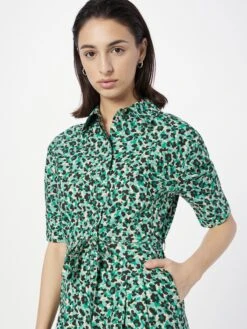 Marc O'Polo Robes Fluides Robe-chemise Femme Menthe / Vert Foncé -Joli Mode Soldes Magasin e036e9ffe57ed4b88ba4c535d2a02410