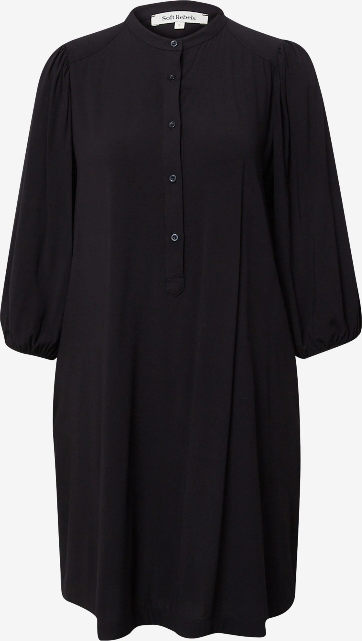 Soft Rebels Robes Fluides Robe-chemise Ellie Femme Noir 3 Soft Rebels Robes Fluides Robe-chemise Ellie Femme Noir