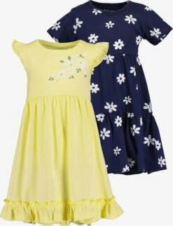 Blue Seven Robes Robe Enfants Bleu Marine / Citron