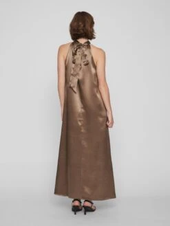 Vila Robes De Soirée Robe De Soirée SITTAS Femme Marron -Joli Mode Soldes Magasin e11a5e6ba7ae612ab804ebf935ff8c0a