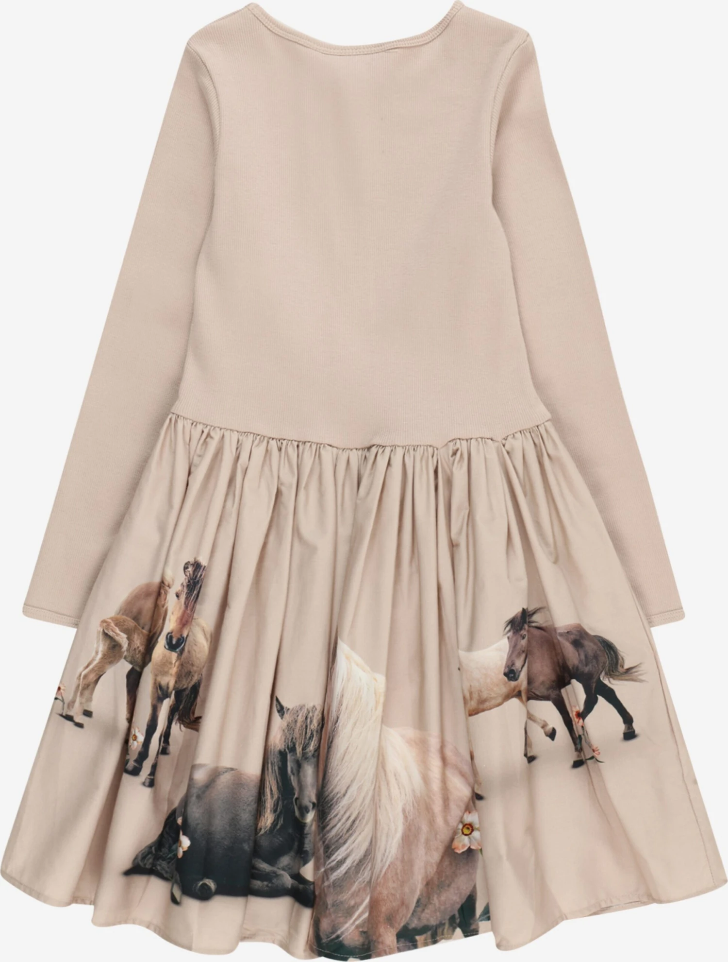 Molo Robes Robe Casie Enfants Beige / Crème 4 Molo Robes Robe Casie Enfants Beige / Crème – Image 2