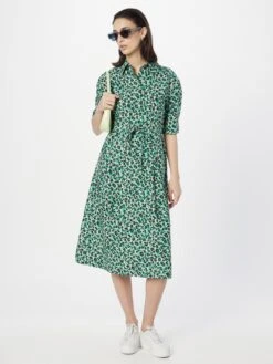 Marc O'Polo Robes Fluides Robe-chemise Femme Menthe / Vert Foncé -Joli Mode Soldes Magasin e4b5929b97434d7919ada6c53b71866b