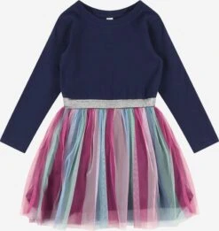 About You Robes Robe Astrid Enfants Bleu Foncé / Mélange De Couleurs