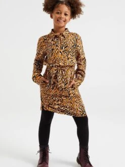 WE FASHION Robes Robe Enfants Jaune -Joli Mode Soldes Magasin f1df0f85c77fa94228225af285702fd4