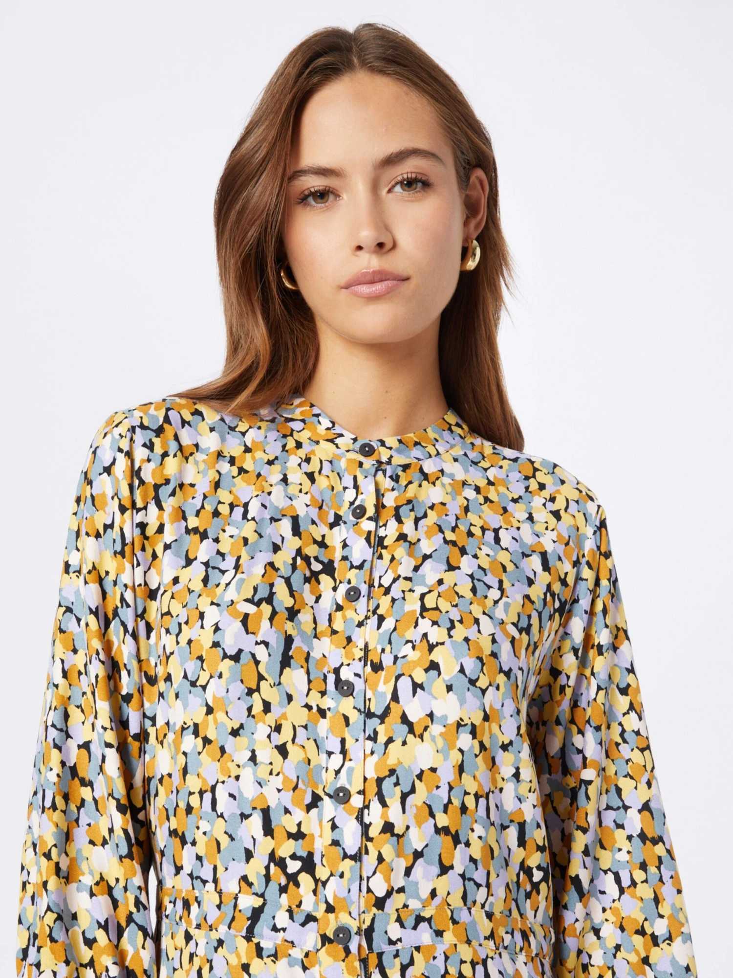 Robes Fluides Robe-chemise BALENDINE Femme Mélange De Couleurs 4 Robes Fluides Robe-chemise BALENDINE Femme Mélange De Couleurs – Image 2