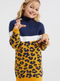 WE FASHION Robes Robe Enfants Curry 9 WE FASHION Robes Robe Enfants Curry -Joli Mode Soldes Magasin f2a3612cf80765039fdb426db191af40