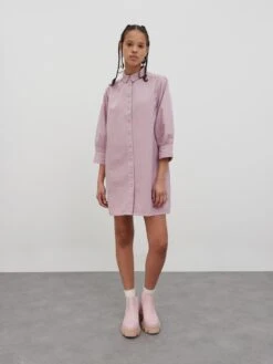 EDITED Robes Fluides Robe-chemise Siena Femme Rose Ancienne -Joli Mode Soldes Magasin f2b2a30cf657d2dc8428e91baa79a011