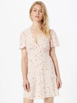 Billabong Robes Fluides Robe-chemise Femme Rose Pastel -Joli Mode Soldes Magasin f5de69c2722572c770ce1f5a628e6d56
