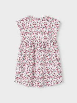 NAME IT Robes Robe Dotta Enfants Blanc -Joli Mode Soldes Magasin fb57c07edee943dd7383211c2b6099ac