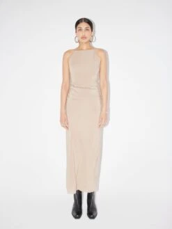 Robes De Soirée Robe De Soirée Emma Femme Beige -Joli Mode Soldes Magasin fb97a5d5a38d7572fc7c31e492cfcd5e