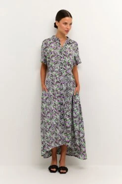 Kaffe Robes Fluides Robe-chemise Loraina Femme Vert / Menthe -Joli Mode Soldes Magasin fd5765d36e426e6ce4b7f5831d580776