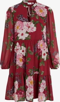 Vila Robes Fluides Robe-chemise Ura Femme Rouge